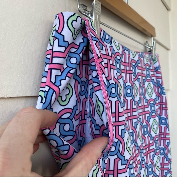 GOLFTINI • Candy Land Patterned Golf Skort Size 4 Long Batik Geometric - Picture 11 of 15